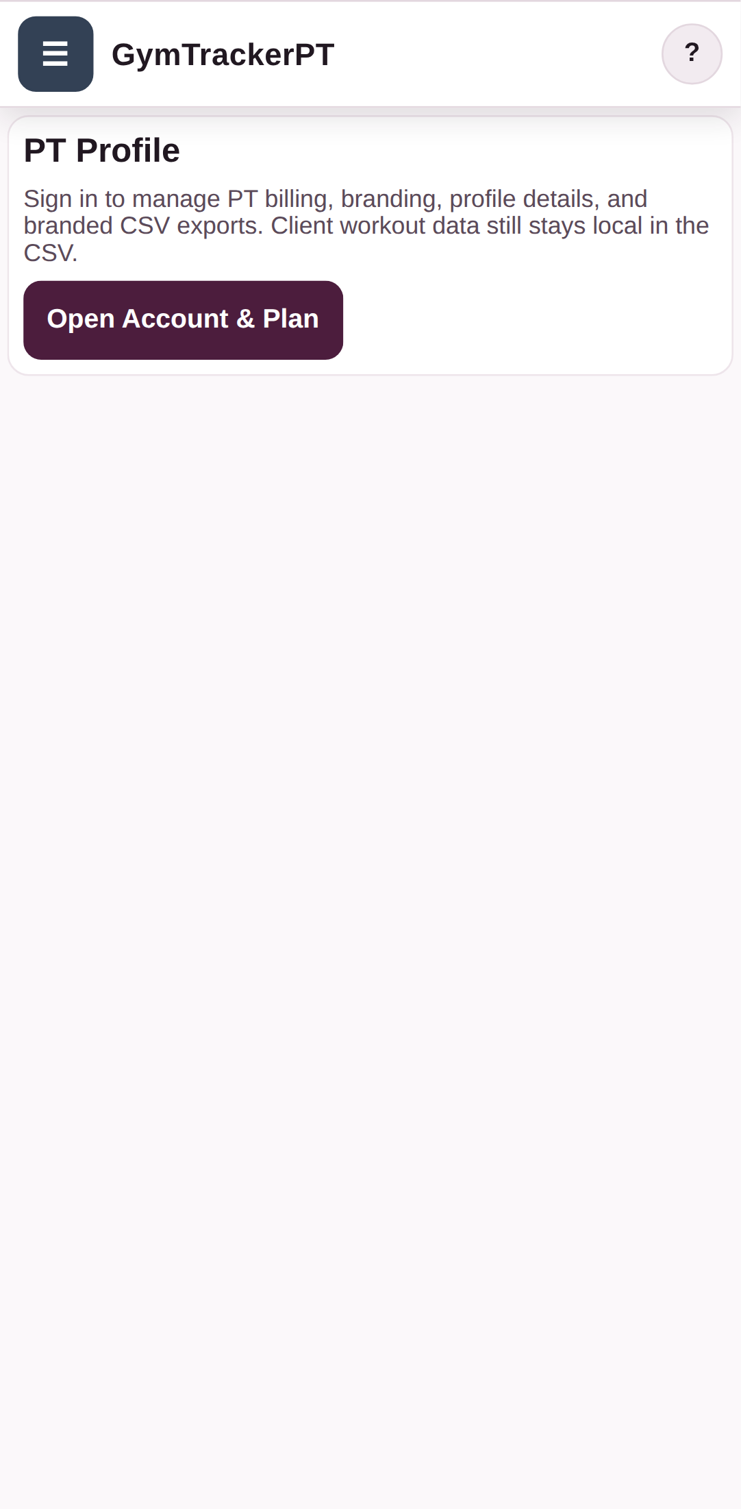 Switch to PT mode and open PT Profile