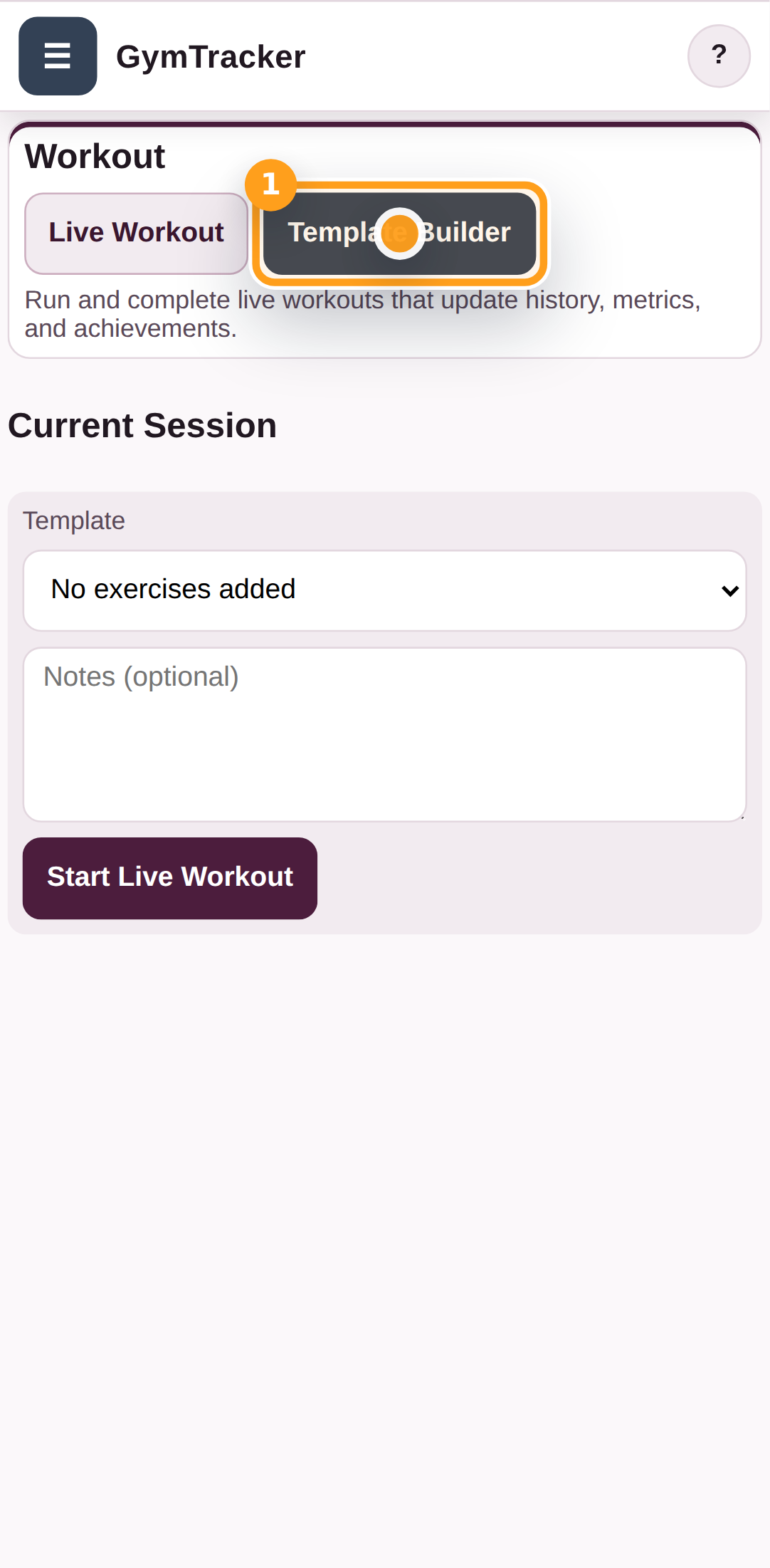 Switch into Template Builder
