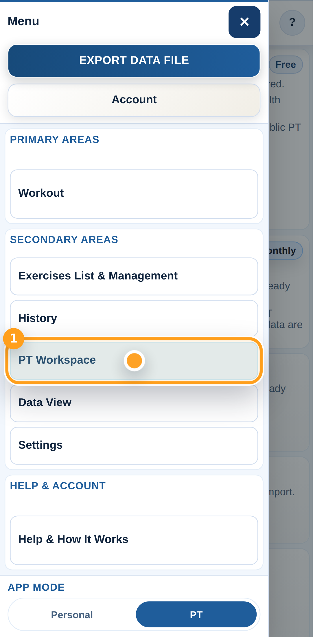 Open PT Workspace