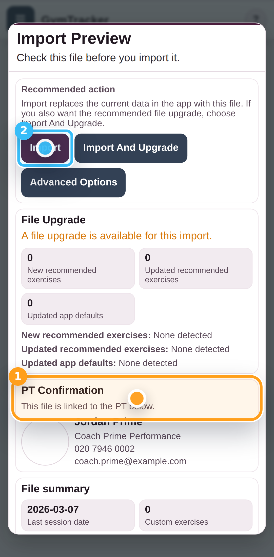 Apply the branded import